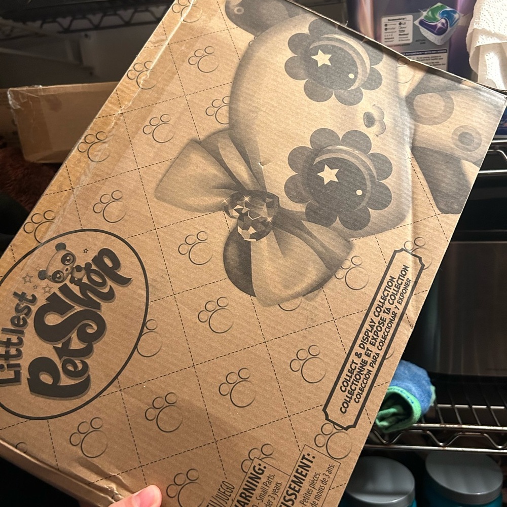 Littlest Pet Shop Decorative Box with Black and Brown Design
